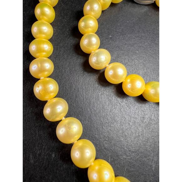 New Freshwater Pearl Necklace Bracelet Earrings Set Sterling Silver - Picture 6 of 15